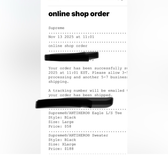 Sale Supreme anti-hero sweater NWT (size extra large) beautiful quality - Picture 16 of 16